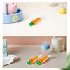 TOPPERFUN 3 in 1 Cup Lid Cleaning Brush 5pcs Set Orange Multifunctional Crevice Brush for Bottles and Straws Portable Bottle Cleaner for Outdoor and Travel Use view 3