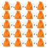 GOOHOCHY 30pcs Yellow Fabric Drawstring Sachet Bags with Elegant Lotus Design Lightweight Small Muslin Bags to Prevent Spice or Bath Salts Clumping for Travel and Party Favors view 1