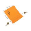 GOOHOCHY 30pcs Yellow Fabric Drawstring Sachet Bags with Elegant Lotus Design Lightweight Small Muslin Bags to Prevent Spice or Bath Salts Clumping for Travel and Party Favors view 2