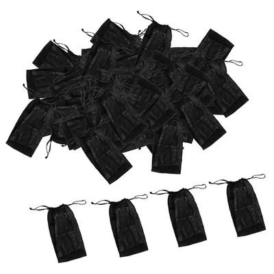 Luwecf 100X Women Non-woven Underwear Panties for Beauty Spa Sauna, Black, as described