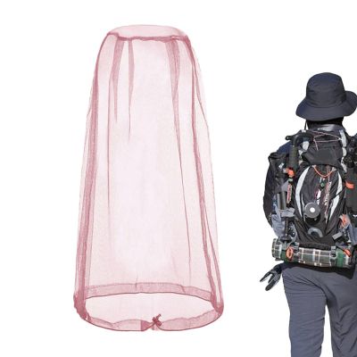 Fly Repelling Hat Bucket Hat Style, Fly Net Mesh, Drawstring, Breathable