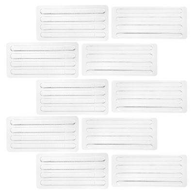 KALLORY 10 Pieces Silicone Heel Protector Pads for Foot Anti-Slip Gel Cushion Strips, Reduce Foot Pressure, Half Size Design for Shoes and Occasions