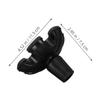 NOLITOY 3pcs Non-Slip Rubber Cane Tips Replacement for Walking Sticks and Crutches, Heavy Duty Walking Pole Accessories with Anti-Slip Feature and Foot Fatigue Reduction, Suitable view 2