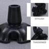 NOLITOY 3pcs Non-Slip Rubber Cane Tips Replacement for Walking Sticks and Crutches, Heavy Duty Walking Pole Accessories with Anti-Slip Feature and Foot Fatigue Reduction, Suitable view 3