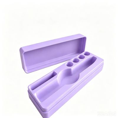 Injection Pen Storage Case, Portable Hard Shell Organizer Box Compatible with Mounjaro KwikPen-Style Injection Pens (Purple)