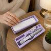 Injection Pen Storage Case, Portable Hard Shell Organizer Box Compatible with Mounjaro KwikPen-Style Injection Pens (Purple) view 3
