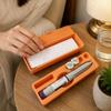 Injection Pen Storage Case, Portable Hard Shell Organizer Box Compatible with Mounjaro KwikPen-Style Injection Pens (Orange) view 3