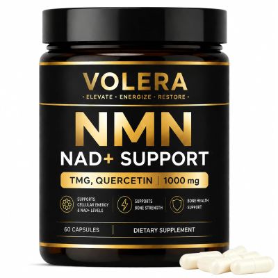 Zurith Volera NMN Bone Complex, with TMG & Quercetin, 4-in-1 Cellular Energy Support Formula, 60 Capsules