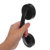 TOYANDONA 2pcs Black Plastic Suction Cup Grab Handles for Refrigerator Drawer and Bathroom Mirror Doors, No-Drill Installation, Easy Removal, for Shower and Temporary Stays view 4