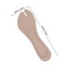 VILLFUL 2 Pairs Beige Adhesive Sandal Insoles for Women, Easy to Cut Cushioned Inserts with Padded Comfort, Artificial Leather and Plastic Material, for Comfortable Footwear view 2