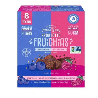 Nature's Garden Probiotic FruiChia Variety Fruit Snacks - 8ct