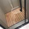GFAZXDS Wood Shower Bath Mat Tub Foot Pad Bathroom Drain Board Non-Slip Duckboard Toilet Doorway Floor Pedal Custom Size,Wood Colour-40x90cm view 4