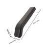 FUTUREORYY 4pcs Ergonomic Black Abs Chair Armrest Pads Replacement for Wheelchair Arm Rests, Resistant to Wear and Tear, Universal Fit Protective Armrest Accessories for Daily Mobility Use view 2