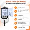 AuQty 6 in 1 Cholesterol Lipid Test Kit With 10 Test Strips For TC Total Cholesterol, TG Triglycerides, HDL-C, LDL-C, TC/HDL Ratio, AI, Cholesterol Monitoring For Home Use view 2