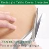 36 x 91 in Plastic Table Protector Cover Pad, Frosted 2(mm) Waterproof Dining Tabletop Protector, Cut to Fit, Water Resistant Plastic Rectangular Vinyl Non-Slip Desk Pad view 3