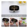 Bohemian Mandala Square Pill Box Metal 2.2x1.6 Inch,Medicine Storage Case Compact Travel Pill Organizer Pocket Pill Container for Daily Medication Vitamins Pills view 4