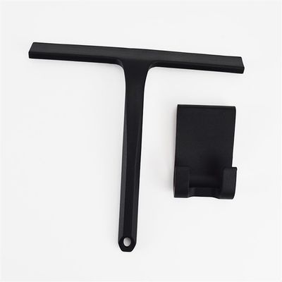 KKIUUUYTGT Household Silicone Glass Wiper Bathroom Cleaning Brush Manual with Hook Window Cleaner