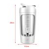 Luwecf Electric Shaker Bottle Blender Bottles Protein Mixes Portable Mixers Cup USB Charging Power Copper Body Suitable for Exercise Workout, White view 4