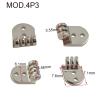 10sets Eyeglasses Hinge for Plastic Frames Acetate Sunglasses Wooden,Glasses Parts Replacement Replace(4P3 10sets) view 3