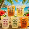 Custom Photo Cups for Party, Personalized Text Plastic Cups 12/16 oz Disposable Drinkware for Birthday Wedding Graduation Engagement Party Favors 5-100pcs (Style 2) view 1