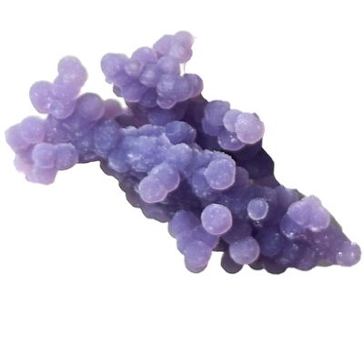 Zccrroky Natural Grape Agate Cluster, Healing Crystal for Home Dcor Meditation
