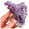Zccrroky Natural Grape Agate Cluster, Healing Crystal for Home Dcor Meditation view 2