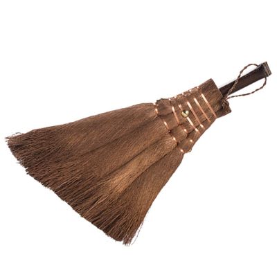 HEANUJJ Portable Mini Broom Natural Hand Broom for Household Cleaning and Bookshelves Cleaning, Small Cage Cleaner for Home and Office Use