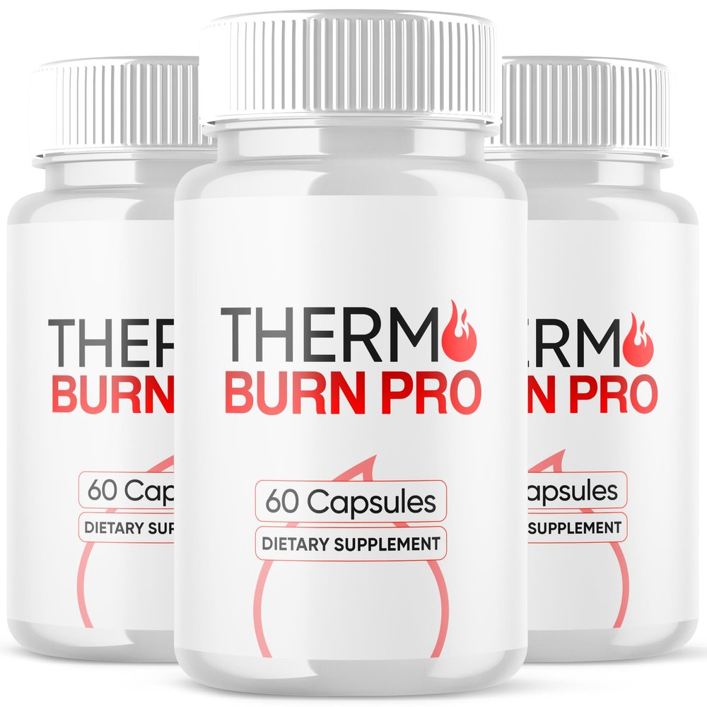 (3 Pack) Thermo Burn Pro Capsules, Official Thermo Burn Pro (180 Capsules)
