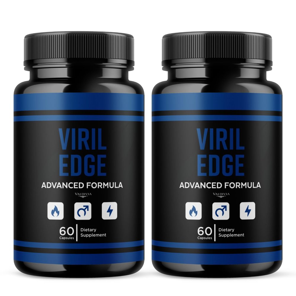Valdivia (2 Pack) VirilEdge Capsules - Official Viril Edge Supplement, Premium Formula, Natural Vitamins for Health & Wellness - 120 Capsules for 2 Months