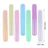 Vaguelly Toothbrush Container Portable to Travel 21pcs Toothbrushes Box Case Breathable Plastic Holder Easy Open and Close for Travel and Home Use view 2
