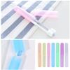Vaguelly Toothbrush Container Portable to Travel 21pcs Toothbrushes Box Case Breathable Plastic Holder Easy Open and Close for Travel and Home Use view 3