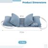 Vestamore Back Sleeping Pillow, Anti-Wrinkle, Adjustable Side Support, Face Up Sleeping Positioner for Beauty Sleep, Neck Alignment and Posture Correction, Head Stabilizer Pillow for Surgery view 4
