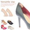 IMUSINICE 6 Pairs Cotton Fabric Heel Grips Inserts with Strong Adhesive Backing to Prevent Slipping and Rubbing, Shoe Heel Pads for Men and Women, for Athletic and Casual Shoes Too Big view 3