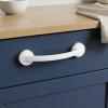 MEYZJRC Suction Handle Sliding Door Pull Removable Vacuum Bar Grip Fixture Suitable for Rental Home Elderly Children Washroom, Silver, XL view 2