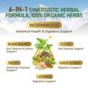 Pure AFOLIA Wormwood Drops for Intestinal & Gut Cleanse suppport, 2 oz view 3