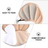 OSALADI 2 Pairs Sports Shoes Heel Pads Beige Anti-Dropping Protective Heel Cushion Pigskin and Sponge Material, Skin-Friendly and Easy to Remove, for Sports Shoes view 3