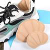 OSALADI 2 Pairs Sports Shoes Heel Pads Beige Anti-Dropping Protective Heel Cushion Pigskin and Sponge Material, Skin-Friendly and Easy to Remove, for Sports Shoes view 4