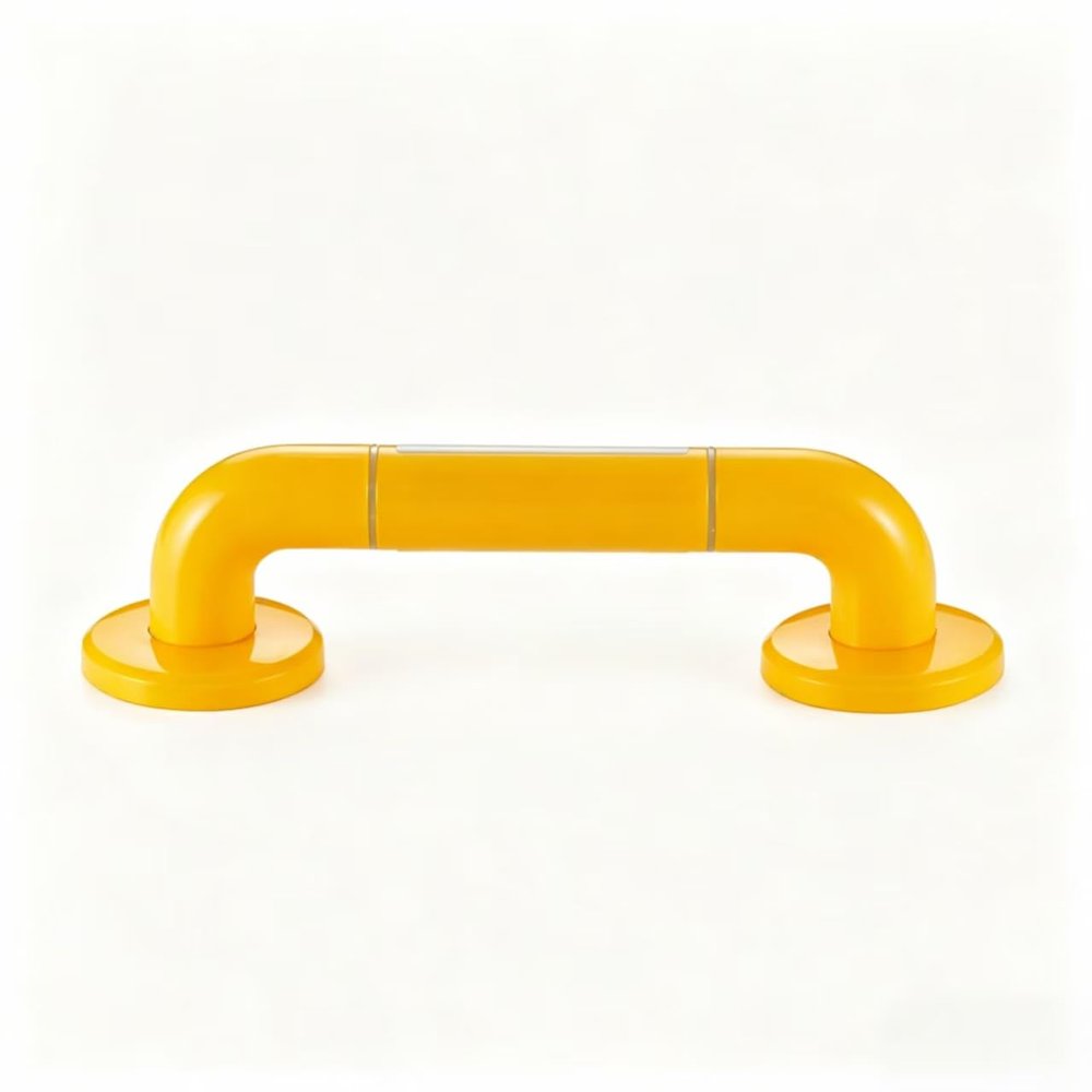2 Pack 23.6 Inch Bathroom Safety Grab Bars for Seniors, Heavy Duty Non Slip Wall Mounted Toilet Handrails, Support Grab Rail for Shower, Bathtub & Toilet