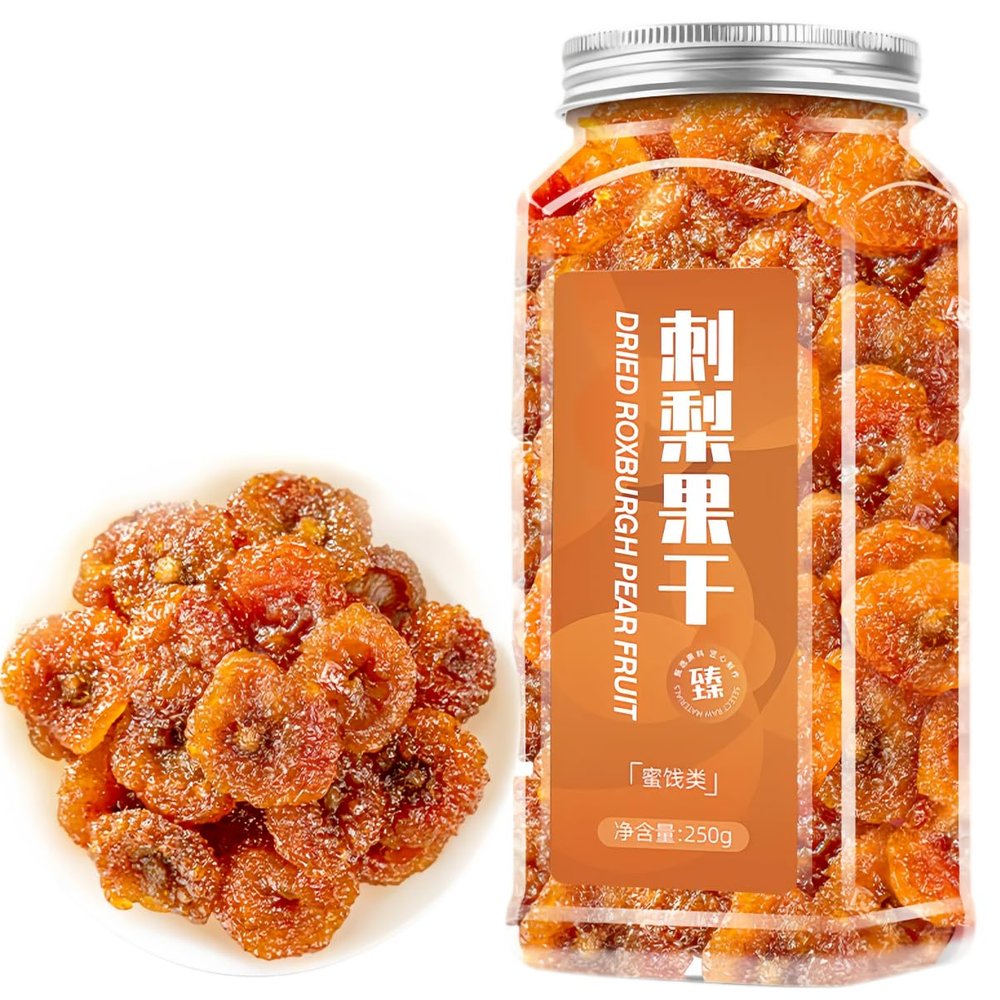 Spiky Rosehip Dried Fruit, Sun Dried Rosa Roxburghii Fruit, Mountain Cili Berries, Rich in Natural Antioxidant Vitamin C, Tart & Sweet Whole Fruit Snacks, Perfect for Tea, Baking & Trail Mix, Vegan & Gluten-Free, 8 oz