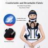 HGIYA Cervical Vertebra Rehabilitation Support,Head Neck Chest Fixed Brace,Adjuatable view 2