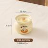 Household small crock stew pot ceramic steamed egg stew pot-Bao Hao persimmon rabbit view 2