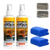 GreaseKiller BBQ Grill Cleaner Spray, Heavy Duty Degreaser, Fast-Acting Grease Removal, for Grills and Smokers, Outdoor Use(2 PCS) view 1