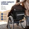 DGSHUAUSZ Wheelchair Back Organizer for Drive_Medical Scout_Compact_4-Wheel 2011-2020 -Multi Pocket Armrest Organizer Pouch with Zipper Compartment Universal Mobility Accessory for Daily Essentials,L view 3