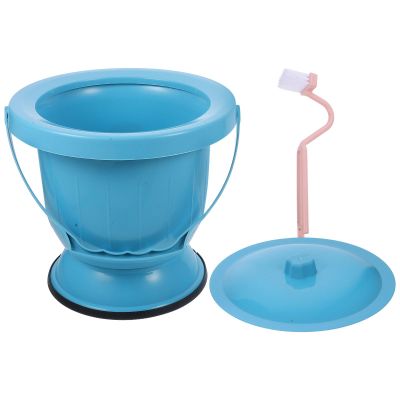 PRETYZOOM Portable and Plastic for Pail Pot with Urinal Lid Sealed, Lightweight and Sturdy Bedpan Suitable Adults Pregnant Women for Travel and Home Use