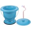 PRETYZOOM Portable and Plastic for Pail Pot with Urinal Lid Sealed, Lightweight and Sturdy Bedpan Suitable Adults Pregnant Women for Travel and Home Use view 1