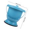 PRETYZOOM Portable and Plastic for Pail Pot with Urinal Lid Sealed, Lightweight and Sturdy Bedpan Suitable Adults Pregnant Women for Travel and Home Use view 2
