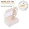 Homoyoyo 30pcs Kraft Soap Boxes with Window for Soap Packaging, Lightweight and Portable Kraft Paper Small Boxes for Party Treats and Gift Wrapping view 3
