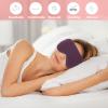 FUOYLOO Sleeping Eye Mask for Comfortable Fit 3pcs Portable with Adjustable Strap and Light Blocking, Lightweight Polyester Sleep Shade Cover for Nap at Noon or Repose During Travel view 4