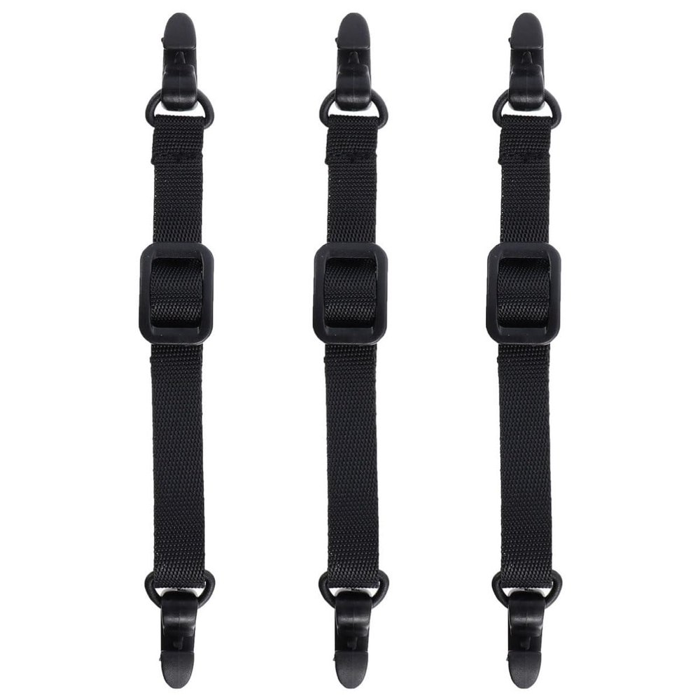 Holibanna 3pcs Adjustable Mask Strap Extender Hooks Flexible Non-Slip Braided Rope Plastic Mask Accessories