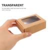 IWOWHERO 30pcs Paper Soap Boxes with Window for Homemade Soap Packaging with Smooth Surface Simple and Elegant Design for Small Items Gift Wrapping view 4